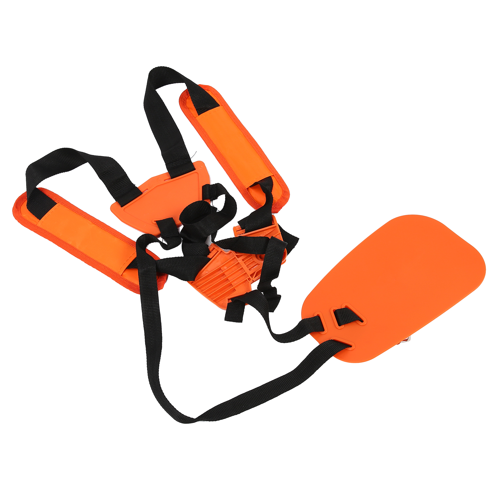Brush Cutter Strap - Orange Double Shoulder Nylon Lawn Mower