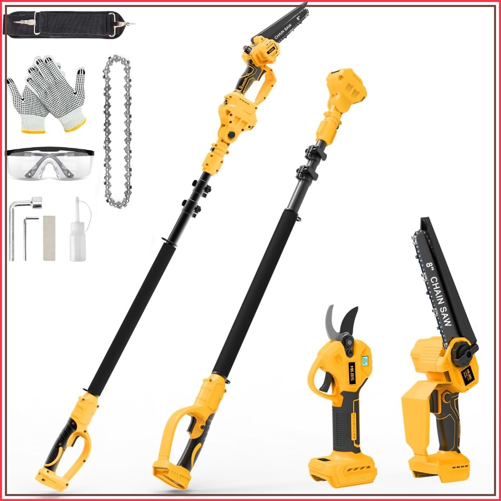 Pole Saw Cordless - 4-in-1 Cordless Pole Saw & Electric