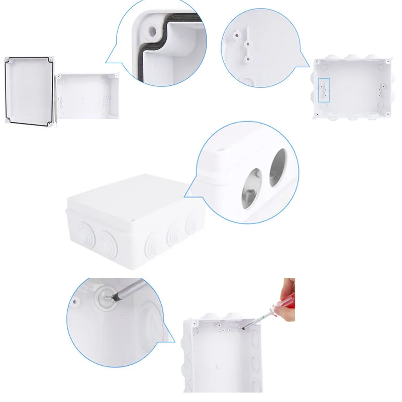 Outdoor waterproof power box A - Outdoor Power Cable Junction Box recensione e prezzo