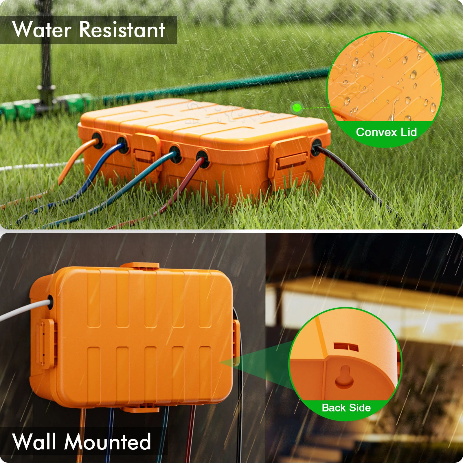 Large Outdoor Waterproof Elect - Outdoor Power Cable Junction Box recensione e prezzo