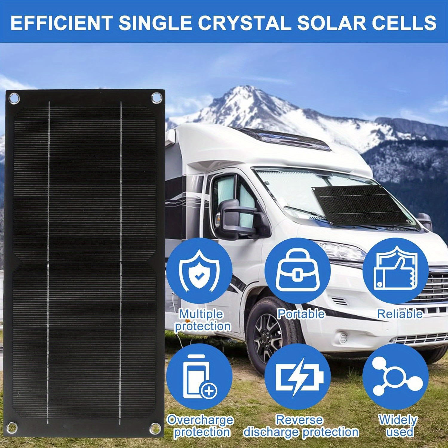 600W Monocrystalline Solar Pan - Panel Power Outdoor recensione e prezzo