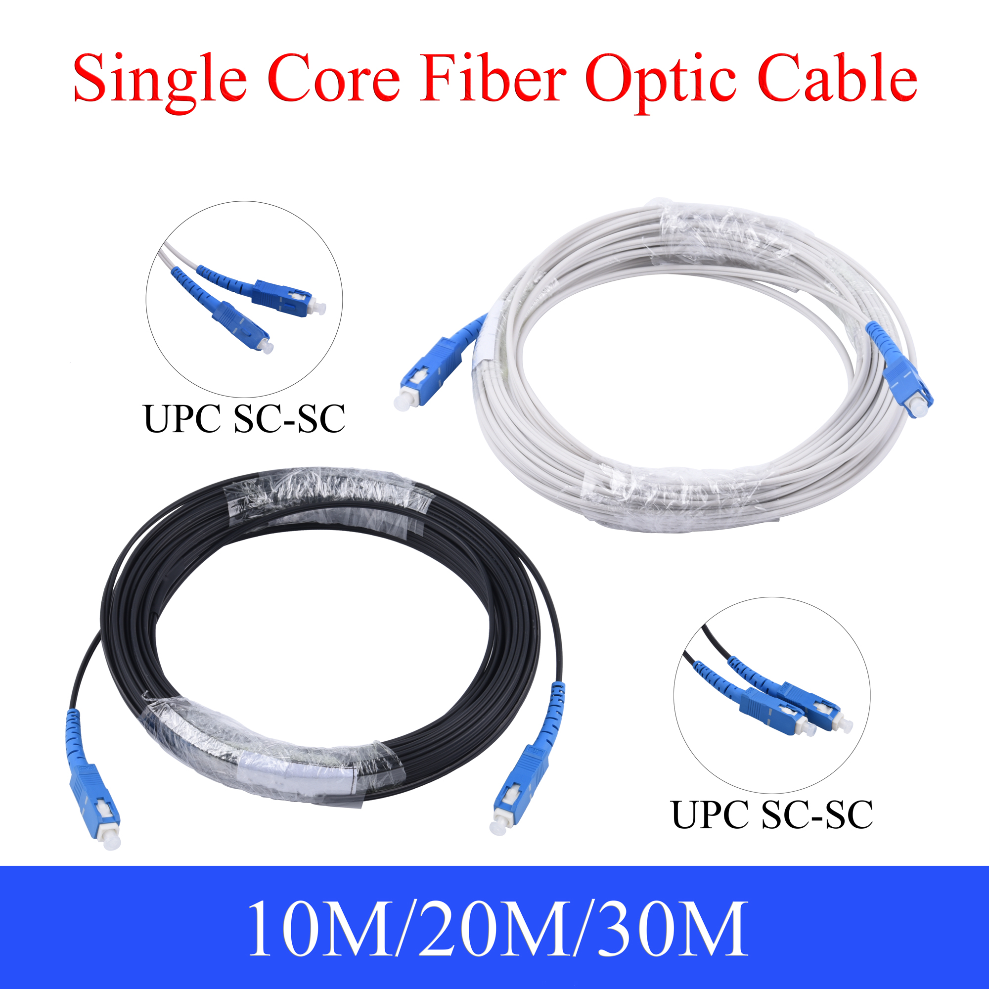 1PCS 10M UPC SC-SC Fiber Optic - Extension Cord Outdoor recensione e prezzo