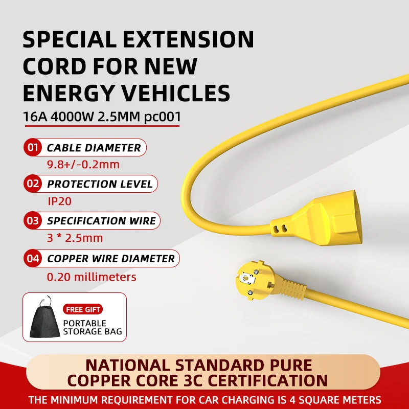 16A EU Schuko Power Strip 4KW  - Extension Cord Outdoor recensione e prezzo