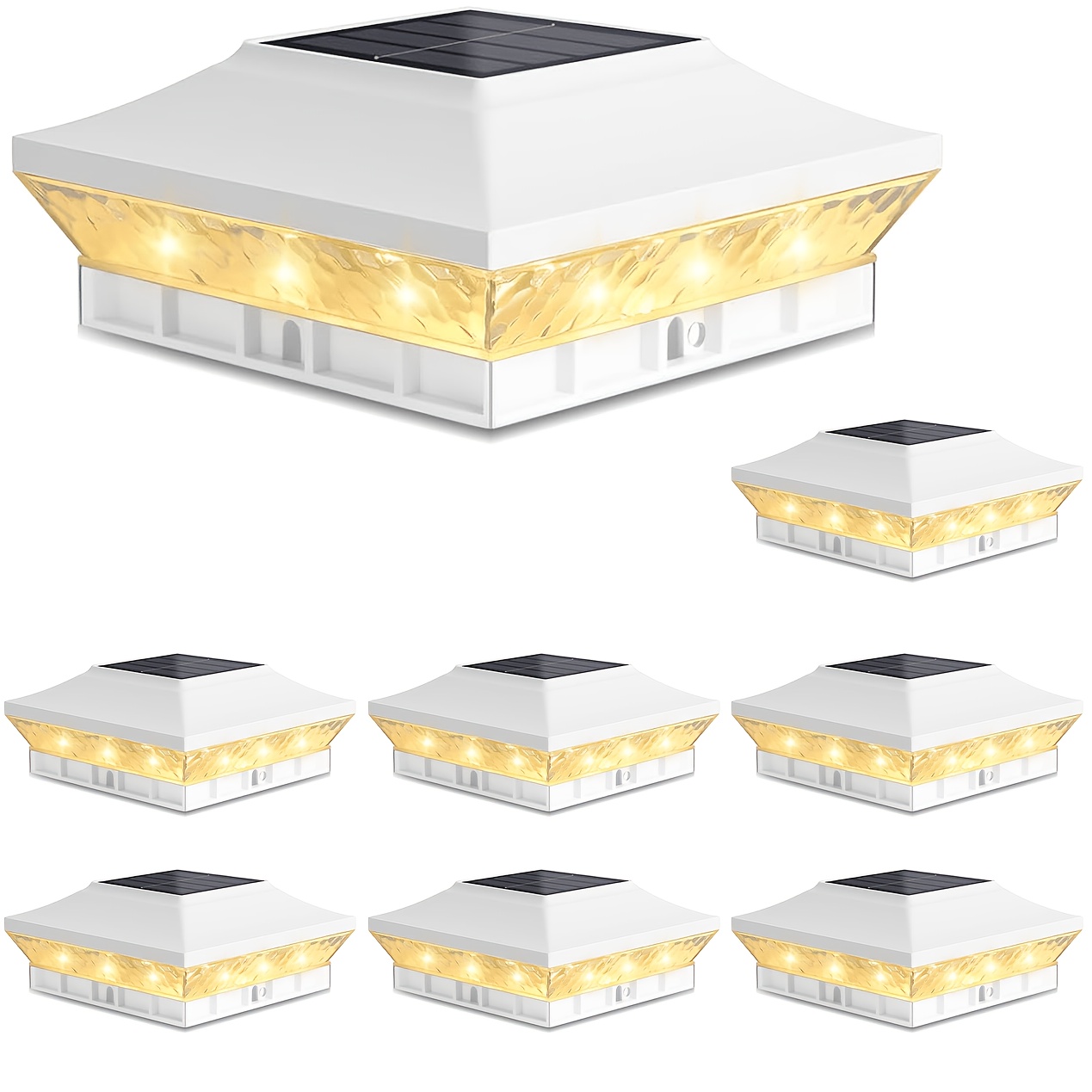 8 Pack/ 12 Pack Solar Post Cap - Outdoor Power Pack recensione e prezzo