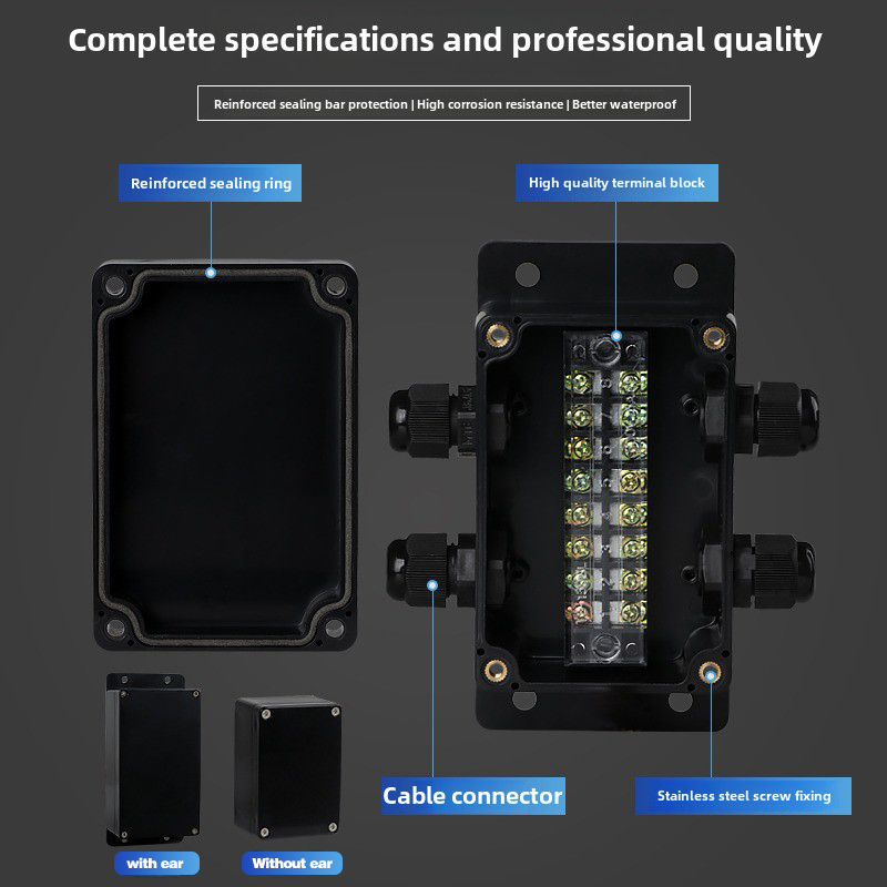 Waterproof Junction Box With T - Outdoor Power Cable Junction Box recensione e prezzo