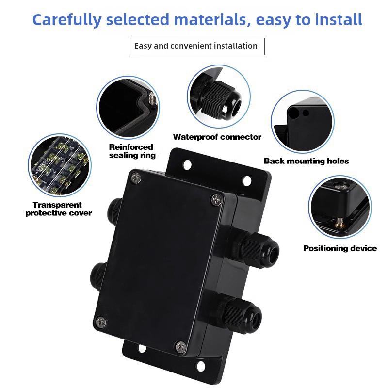 Waterproof Junction Box With T - Outdoor Power Cable Junction Box recensione e prezzo