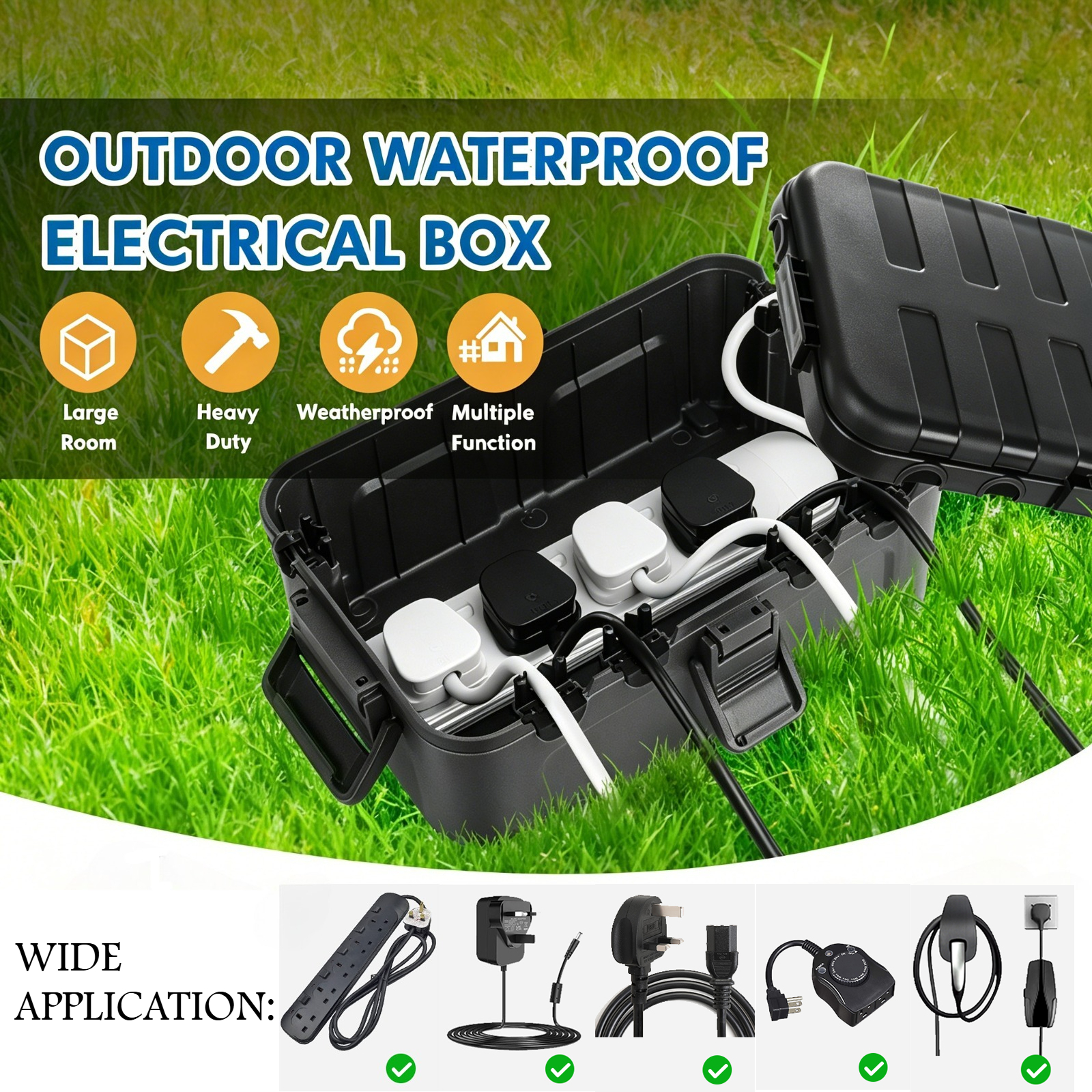 Restmo Large Outdoor Electrica - Extension Cord Outdoor recensione e prezzo