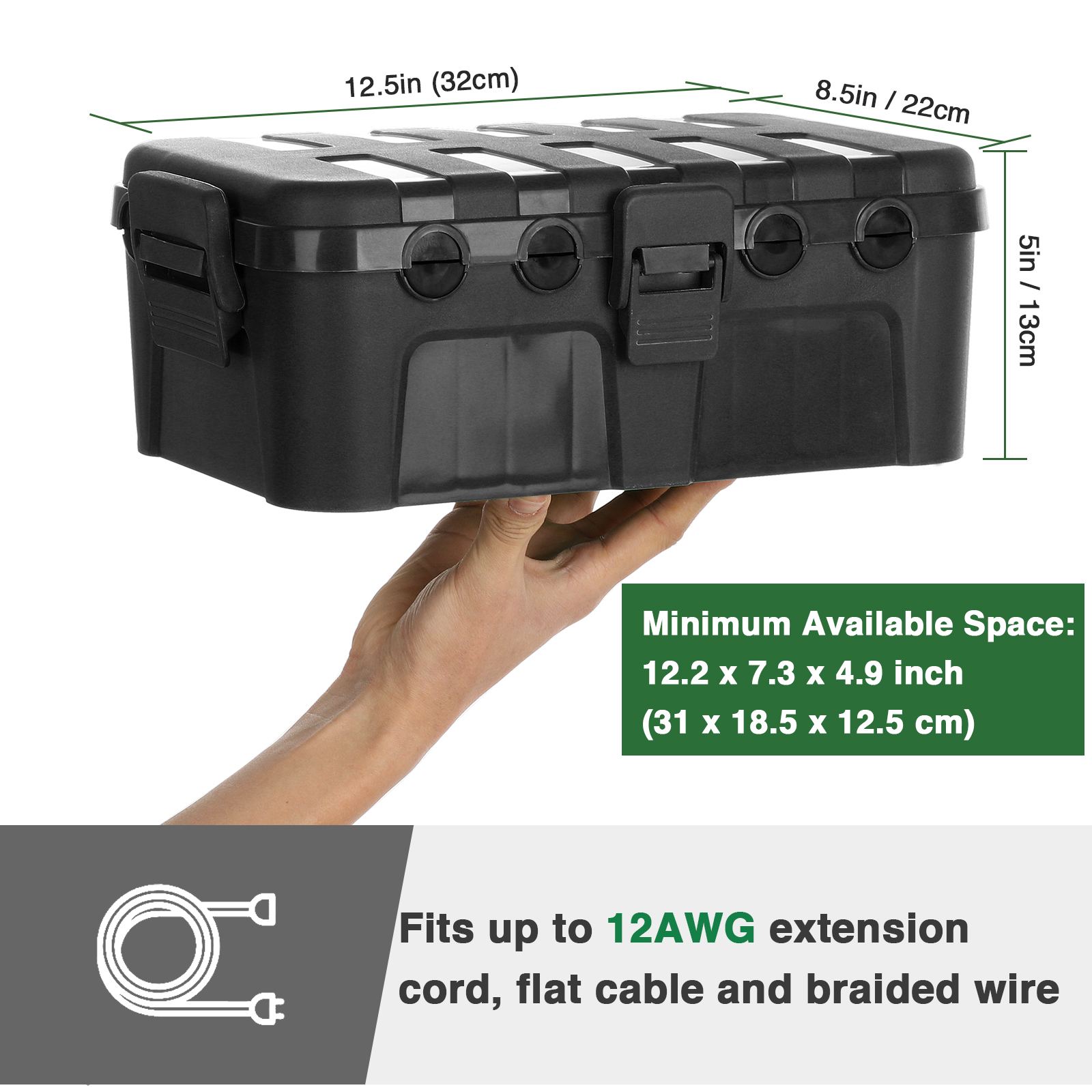 Restmo Large Outdoor Electrica - Extension Cord Outdoor recensione e prezzo