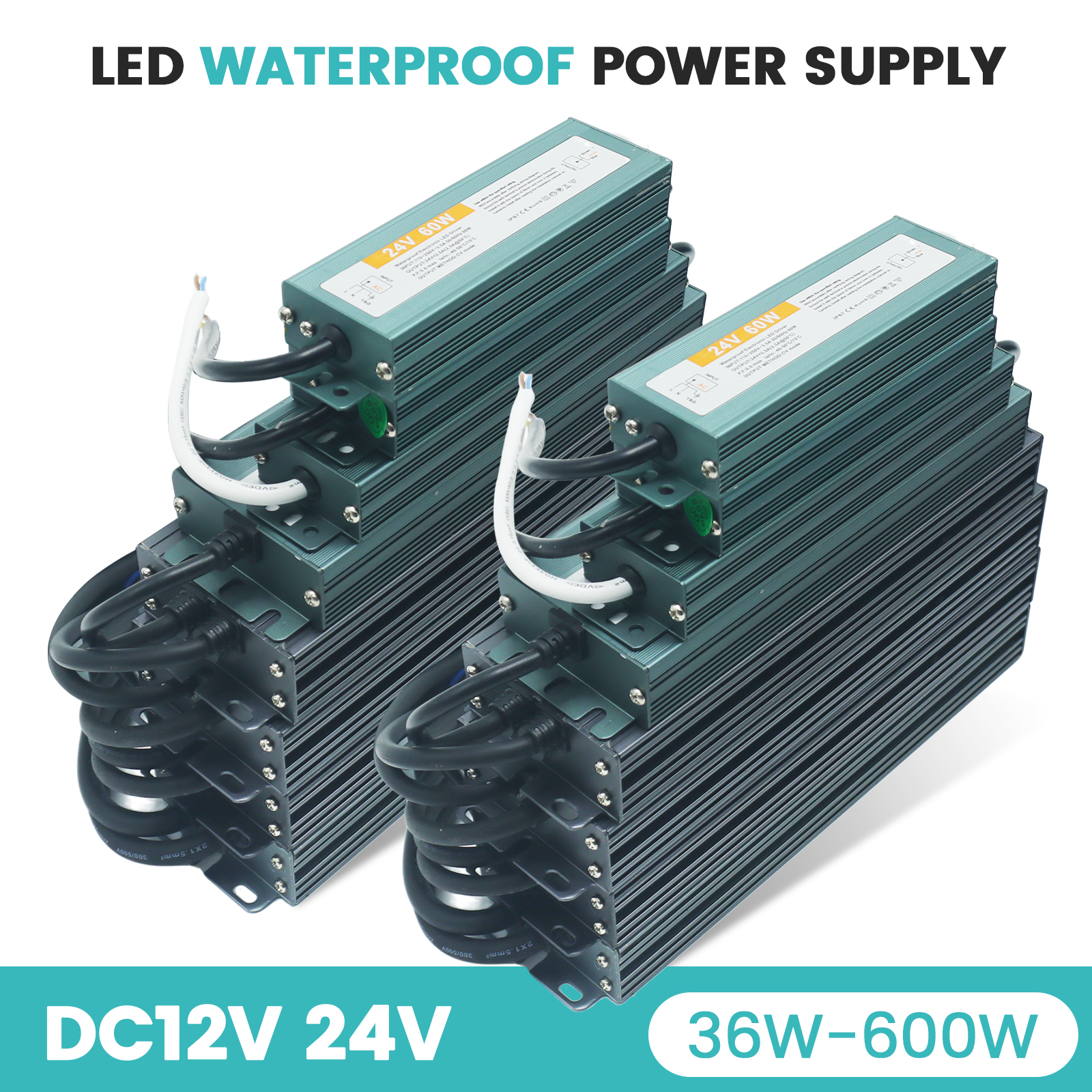 AC/DC Waterproof LED Power Sup - Outdoor Power Transformer recensione e prezzo