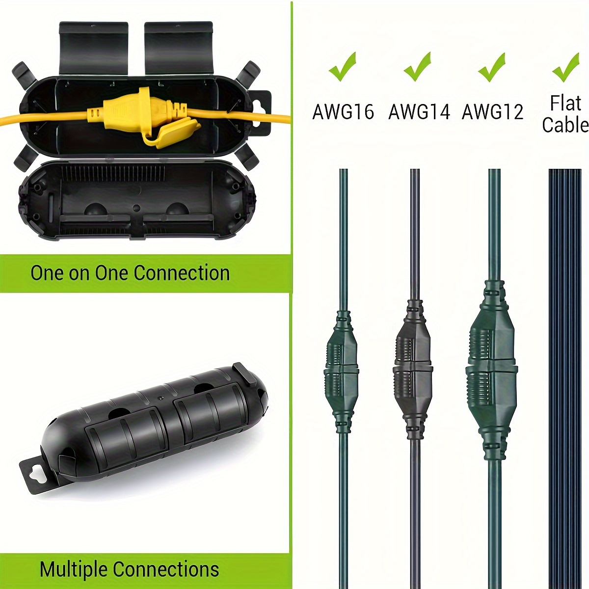 Extension Cord Plug Connection - Extension Cord Outdoor recensione e prezzo