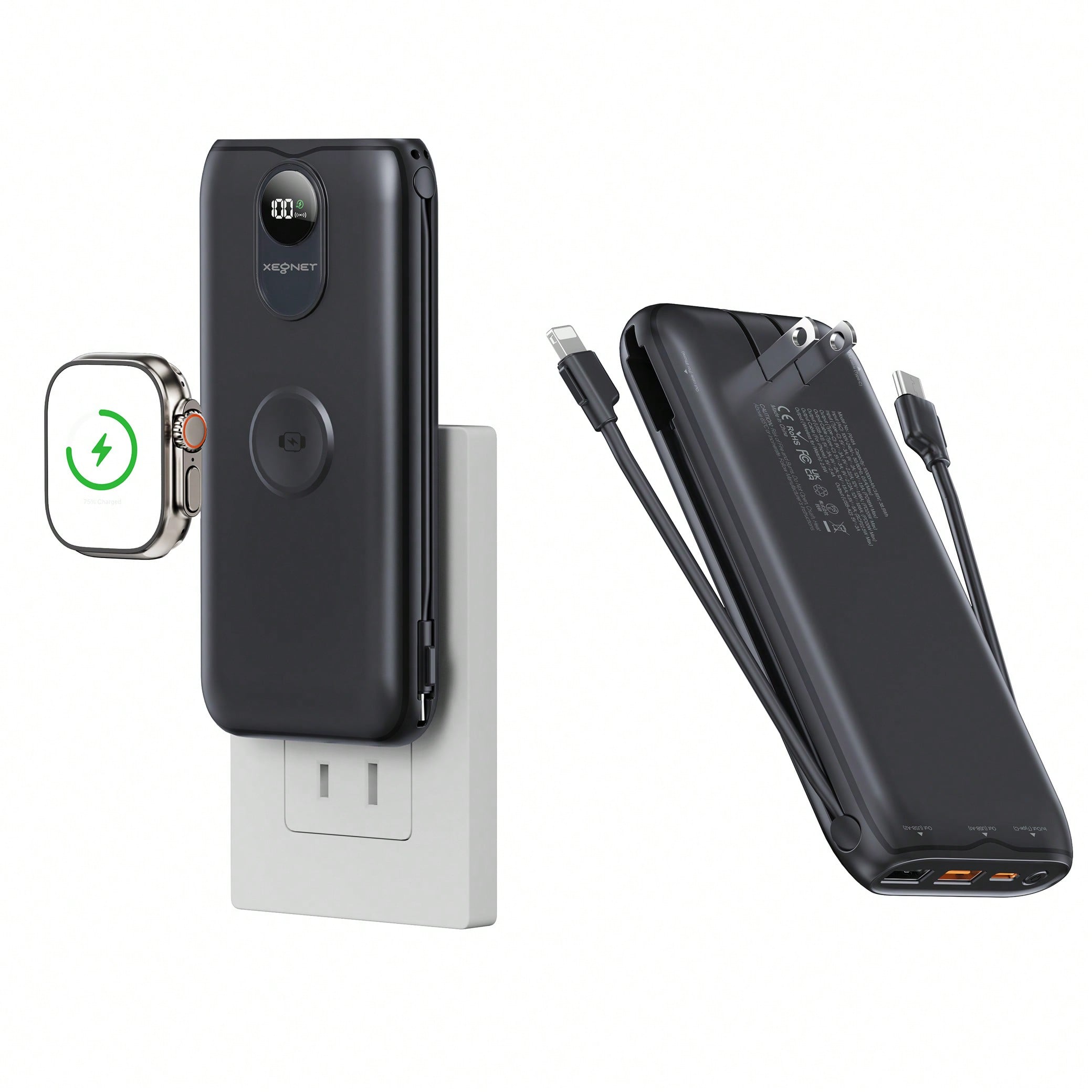 10000mAh Portable Digital Powe - Outdoor Power Pack recensione e prezzo