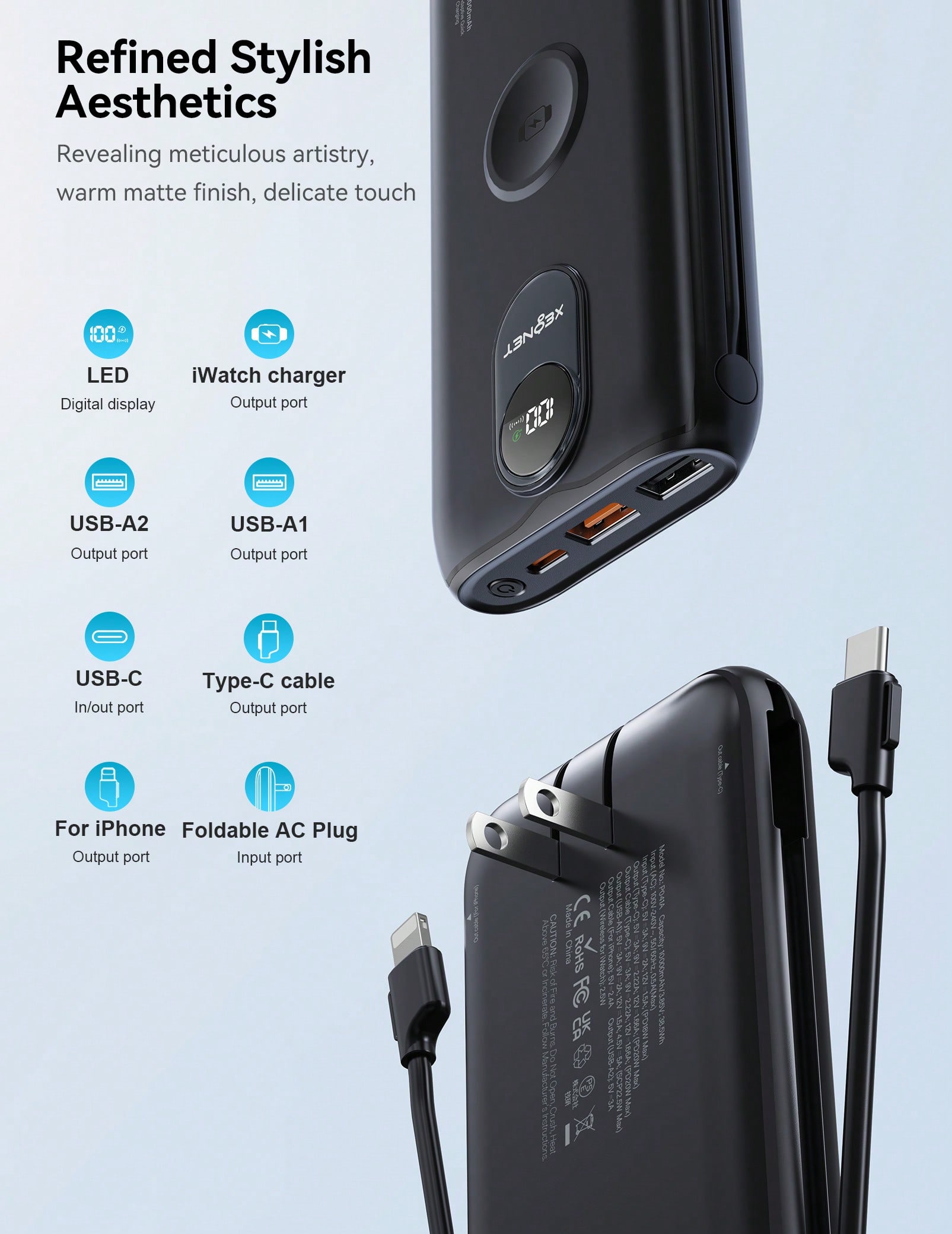 10000mAh Portable Digital Powe - Outdoor Power Pack recensione e prezzo