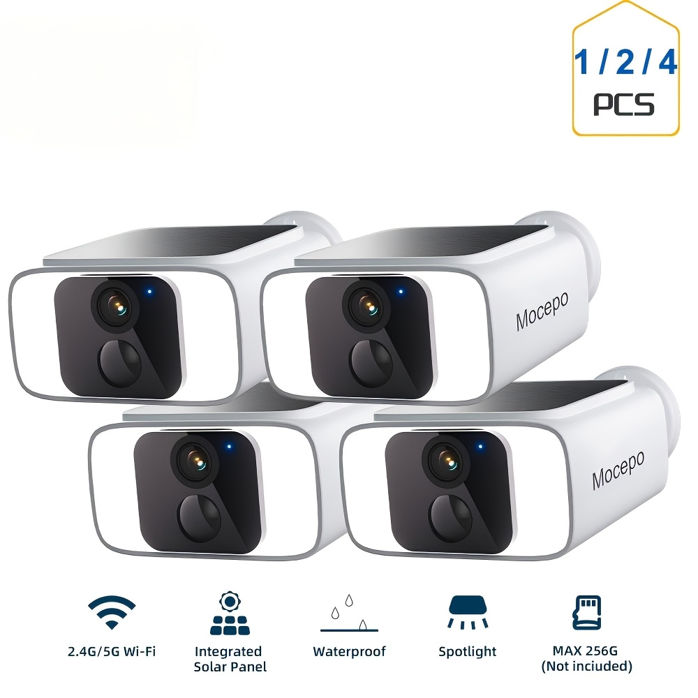 1/2/4pcs HEIYOUCAM 4MP Solar S - Panel Power Outdoor recensione e prezzo