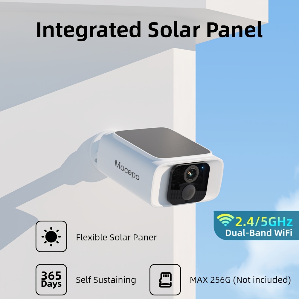 1/2/4pcs HEIYOUCAM 4MP Solar S - Panel Power Outdoor recensione e prezzo