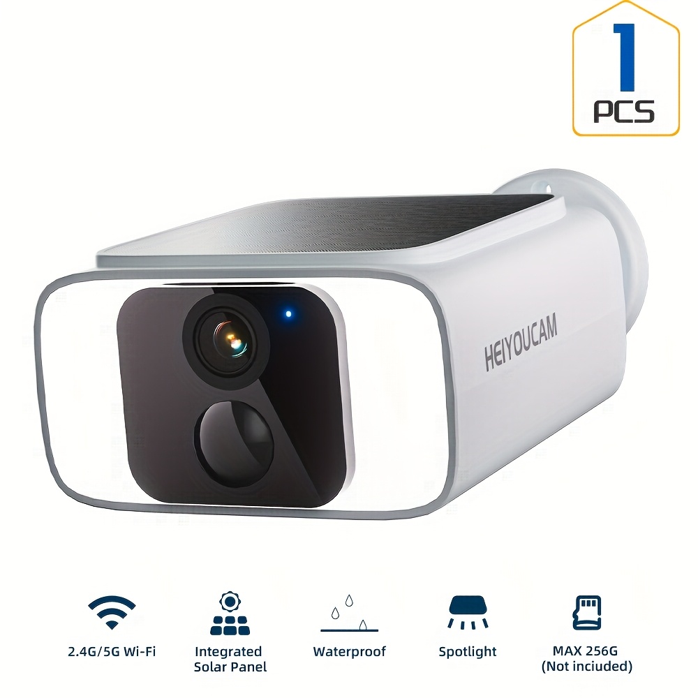 1/2/4pcs HEIYOUCAM 4MP Solar S - Panel Power Outdoor recensione e prezzo