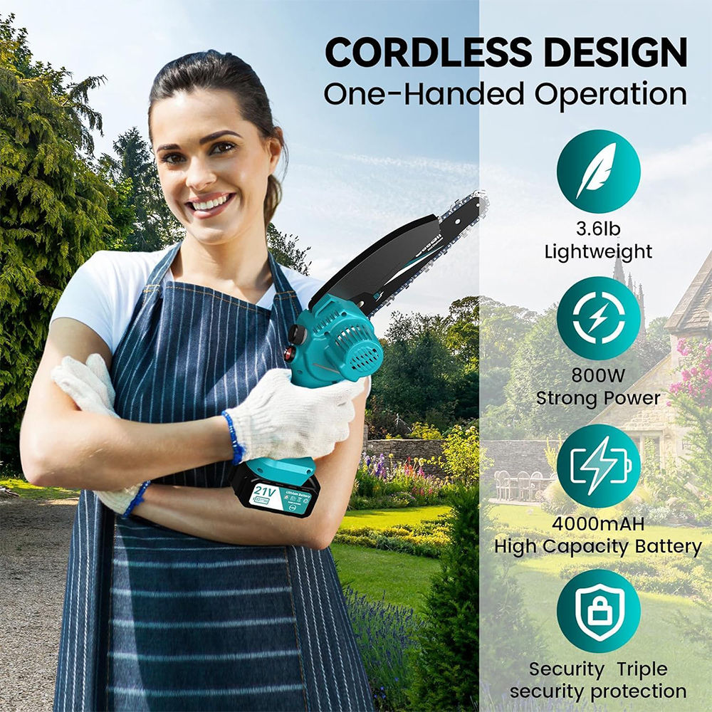 SEESII 8'' Mini Cordless Chain - Pole Saw Cordless recensione e prezzo