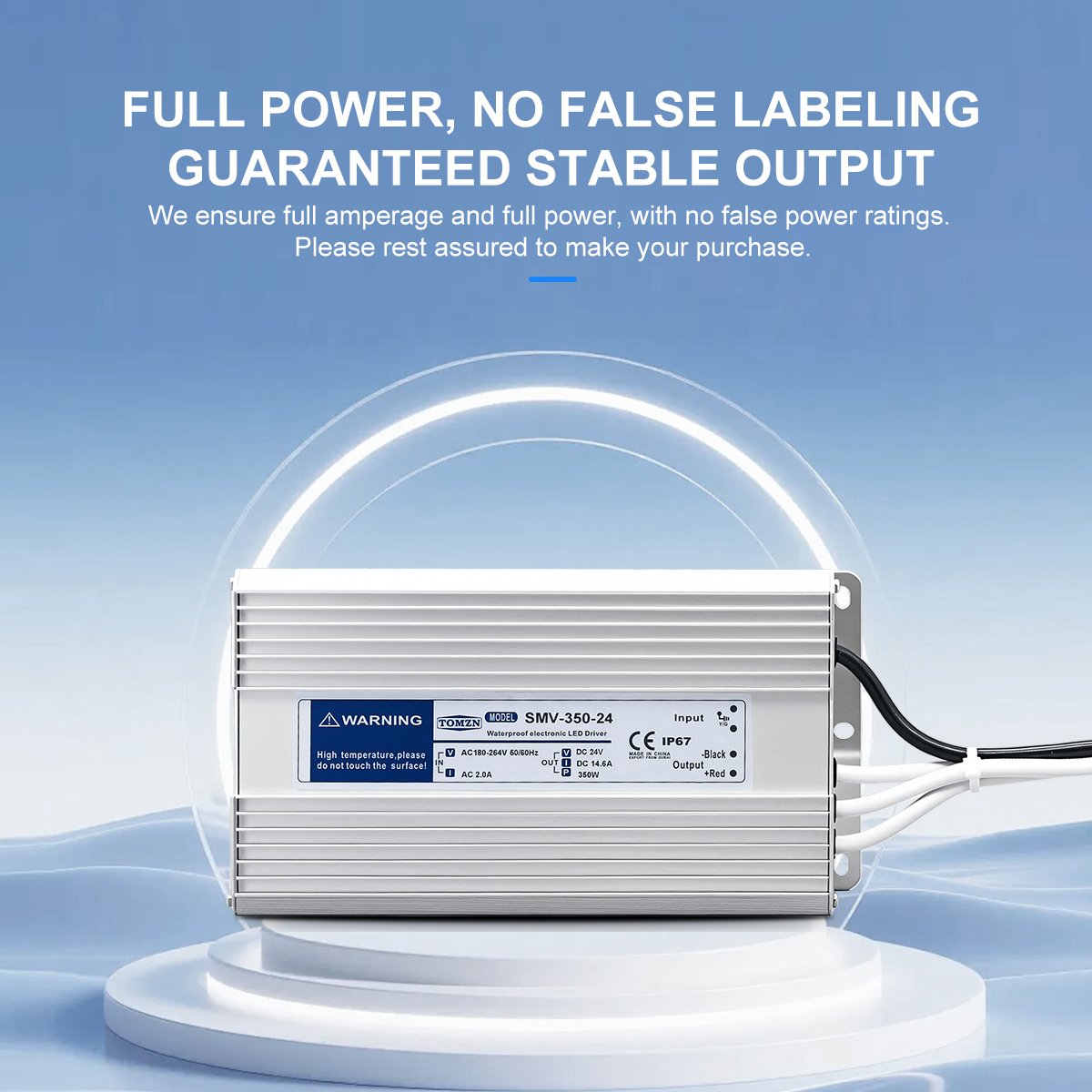 TOMZN 180-264V AC to DC 12V 24 - Outdoor Power Transformer recensione e prezzo