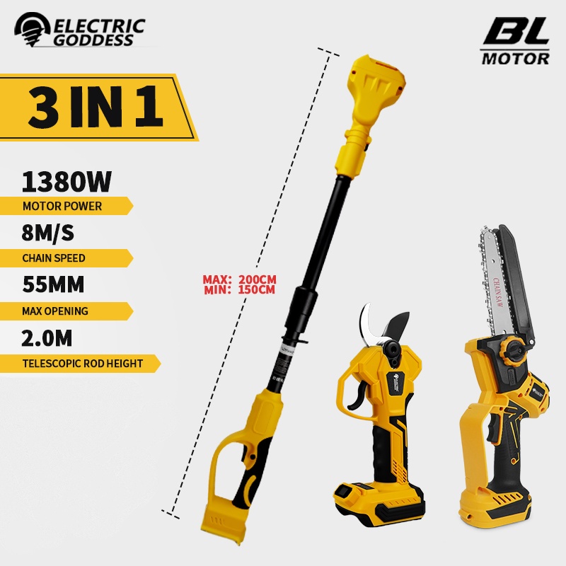 Brushless 6 Inch Electric Chai - Pole Saw Cordless recensione e prezzo