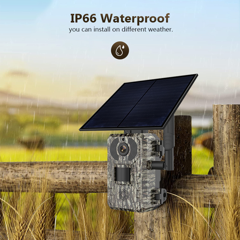 4G 4MP Outdoor Wildlife Huntin - Panel Power Outdoor recensione e prezzo