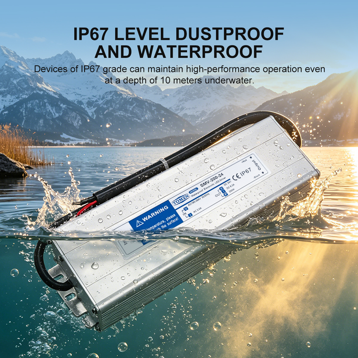 TOMZN 200W Waterproof LED Driv - Outdoor Power Transformer recensione e prezzo