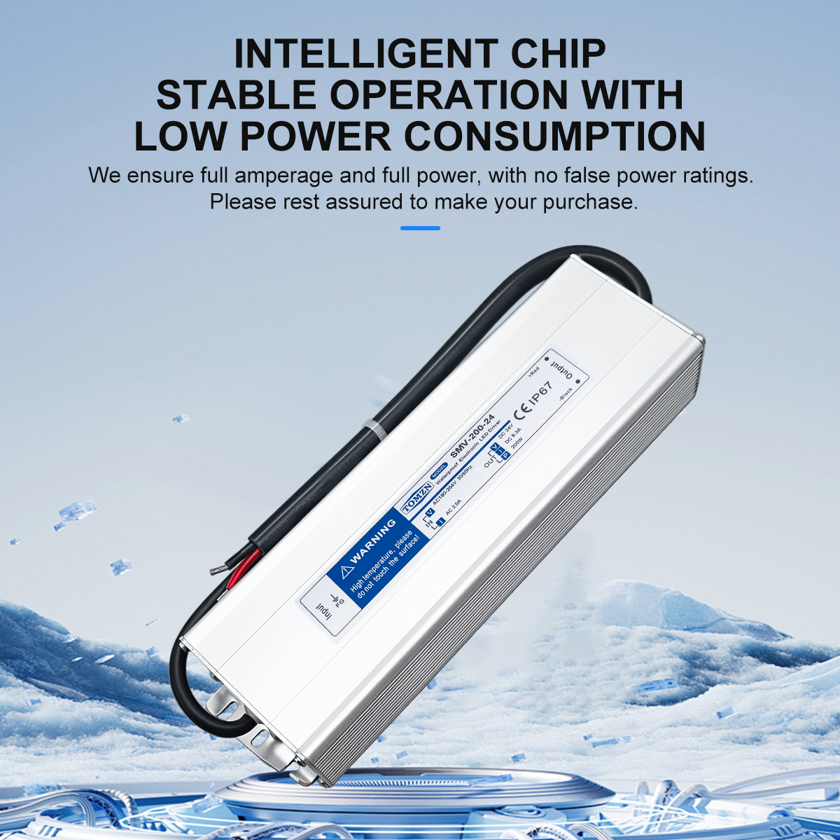 TOMZN 200W Waterproof LED Driv - Outdoor Power Transformer recensione e prezzo