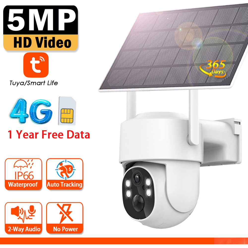Tuya 4G 5MP Solar Surveillance - Outdoor Power Unlimited recensione e prezzo