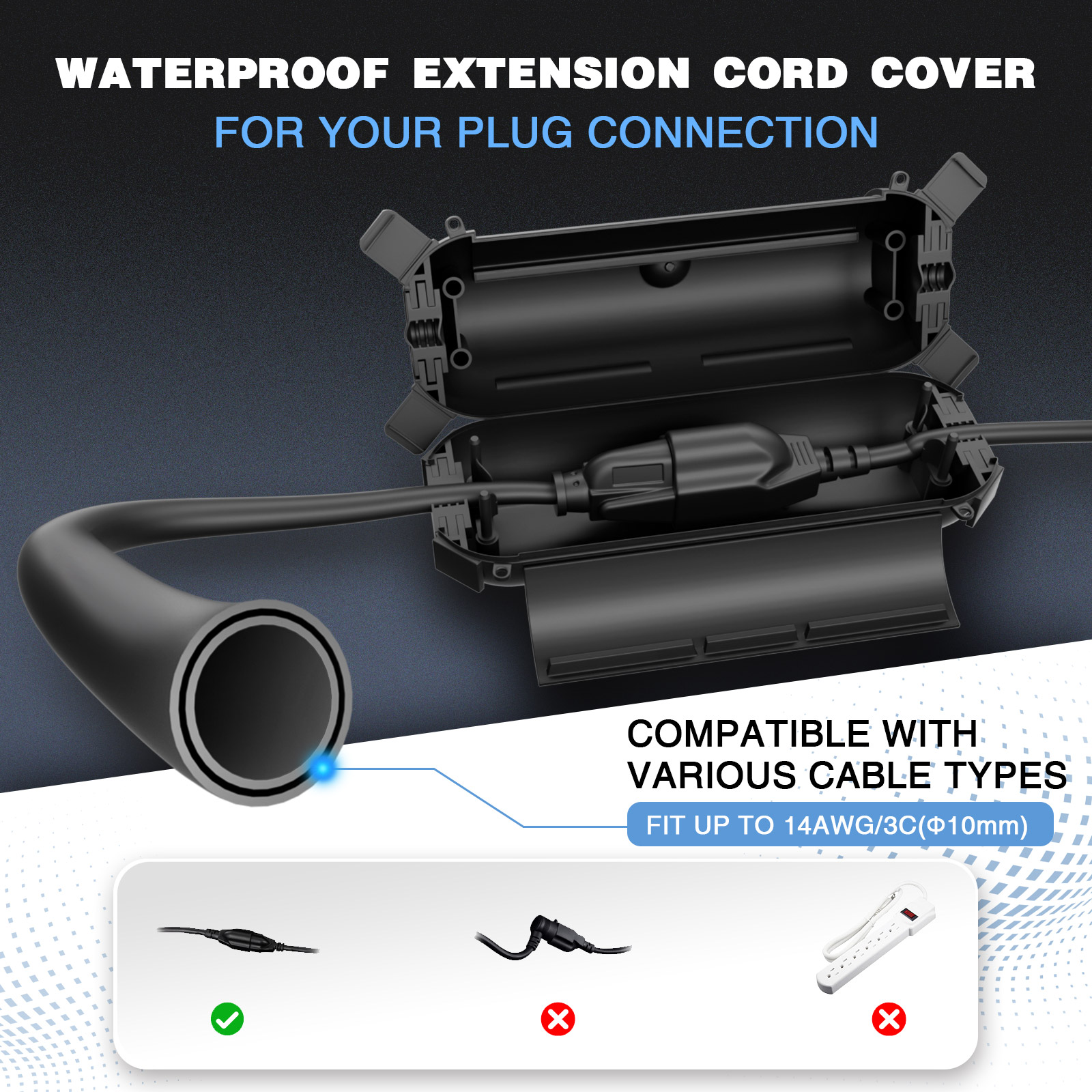 Weatherproof Outdoor Extension - Extension Cord Outdoor recensione e prezzo
