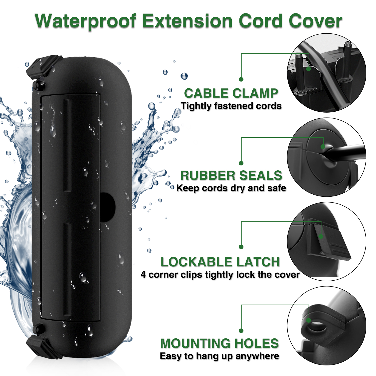 Weatherproof Outdoor Extension - Extension Cord Outdoor recensione e prezzo