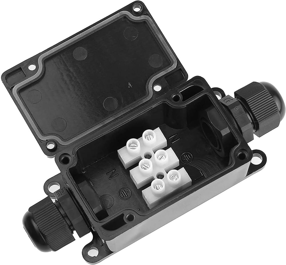 3pcs 2Way IP65 Waterproof Outd - Outdoor Power Cable Junction Box recensione e prezzo