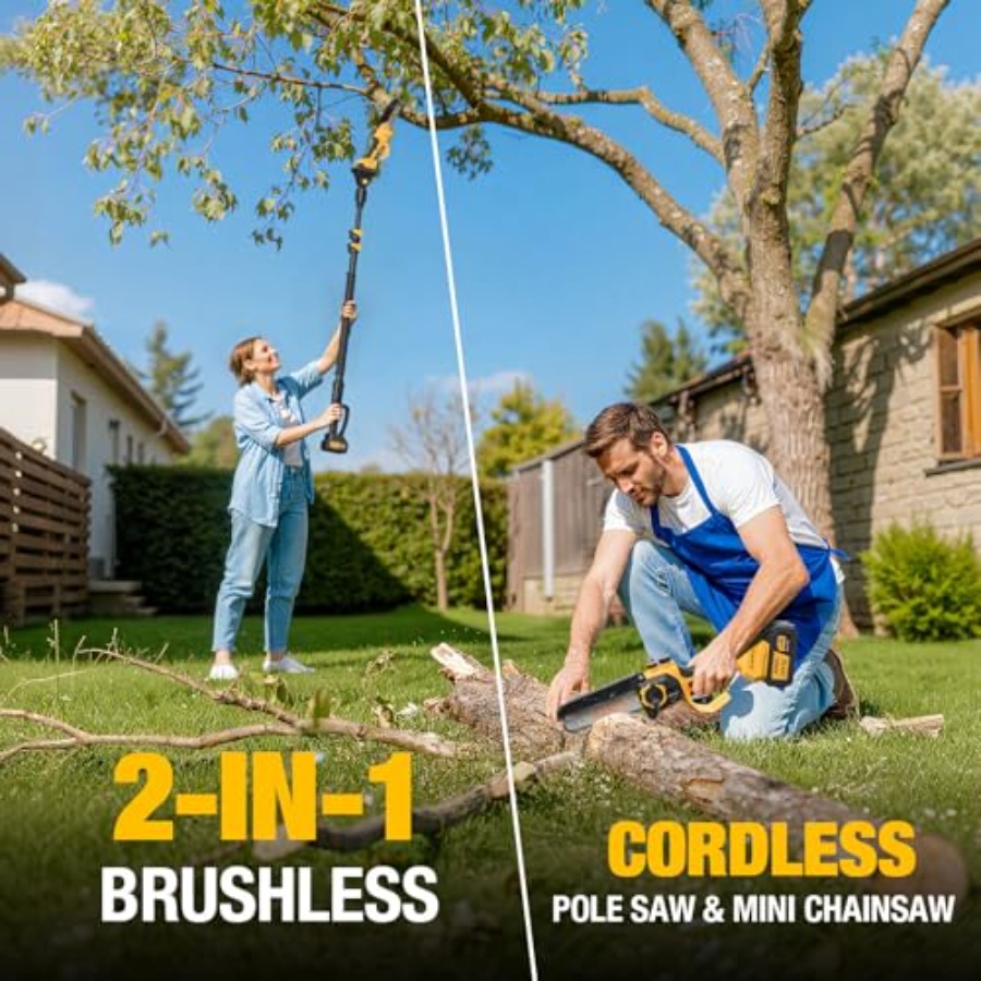 Tree trimming pruning: aluminu - Pole Saw Cordless recensione e prezzo