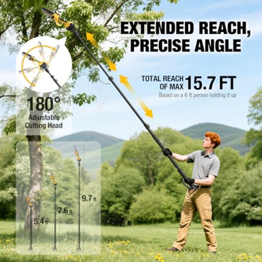 Tree trimming pruning: aluminu - Pole Saw Cordless recensione e prezzo