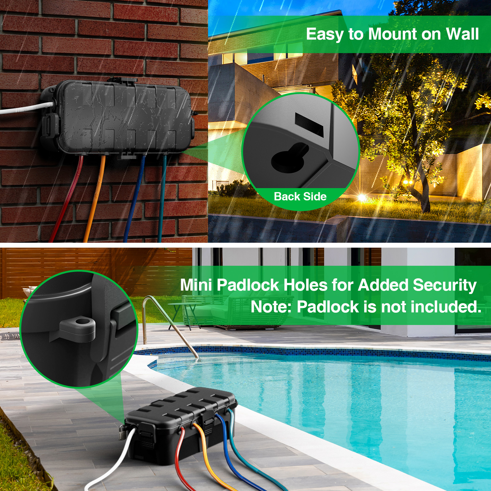Medium Outdoor Electrical Box, - Extension Cord Outdoor recensione e prezzo