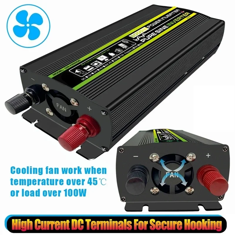 6000W DC12/24V to AC 220V Pure - Outdoor Power Transformer recensione e prezzo